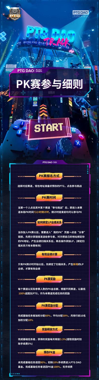 【南门网】海报 长图 游戏 PK 比赛 科技 科幻 赛博朋克 电竞