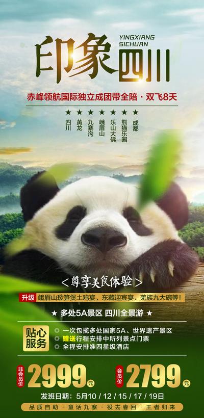 南门网 印象四川旅游海报