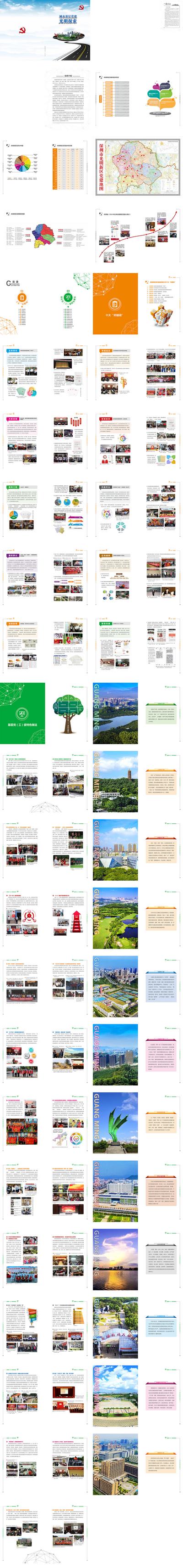 南门网 画册 宣传画册 城市 基层 党建 光明 探索
