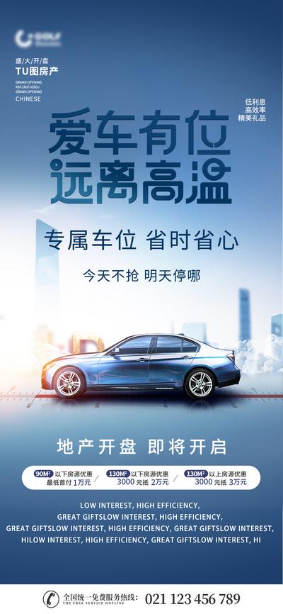 南门网 地产车位促销宣传海报