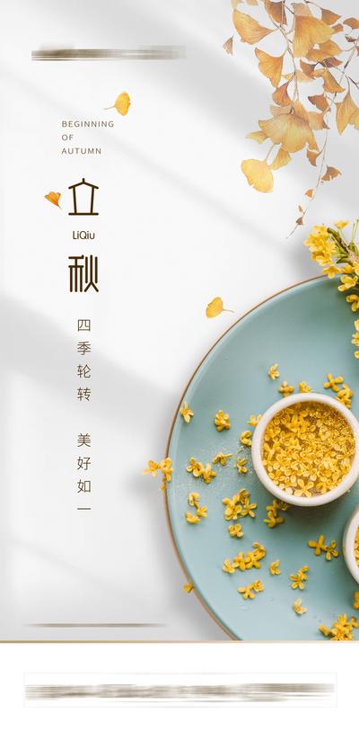 南门网 海报 房地产 二十四节气 立秋 茶