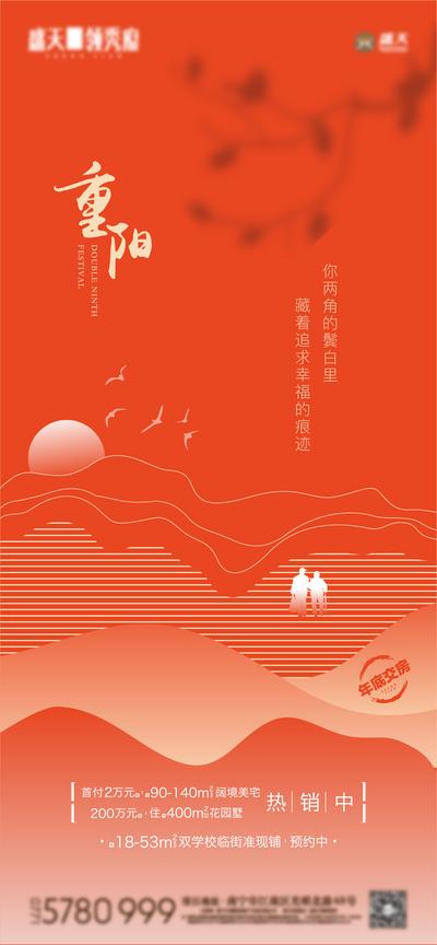 南门网 地产重阳节海报