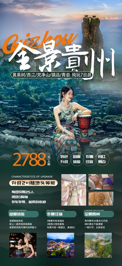 【南门网】海报 旅游 贵州 山水 黄果树瀑布 少数民族 美景