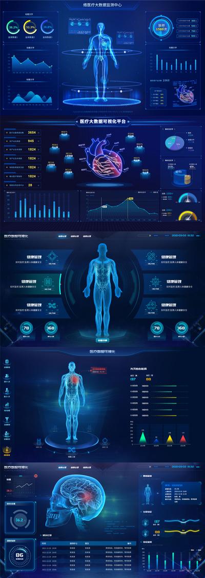 南门网 UI设计 界面设计 医疗 心脏 脑科 健康 管理 网络 大数据 监测