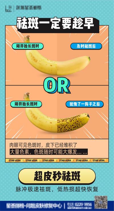 南门网 海报 医美 整形 超皮秒 祛斑 香蕉 抗衰