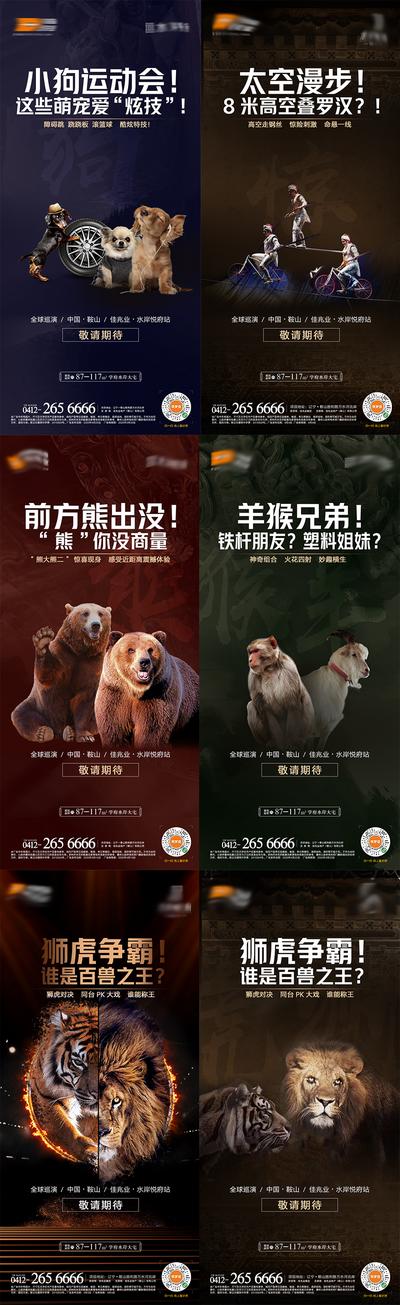 南门网 海报 房地产 马戏团 宣传 表演 节目 活动 动物 运动会 熊出没 狮虎