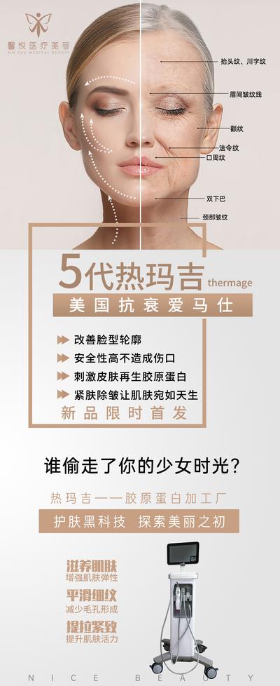 【南门网】海报 医美 整形 美容 热玛吉 皮肤管理 抗衰老 对比