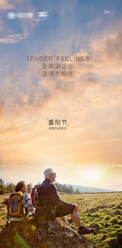 南门网 海报 地产 中国传统节日 重阳节 老人