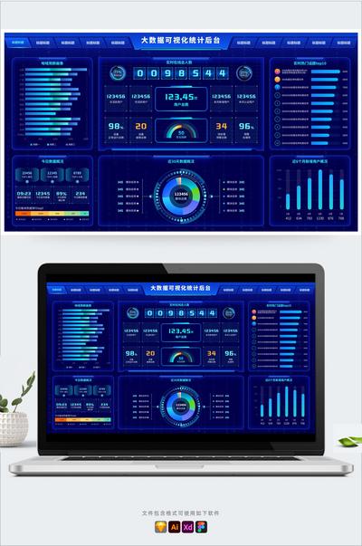 南门网 UI设计 可视化 后台 统计 管理系统 图表 后台 财务系统 科技 大数据