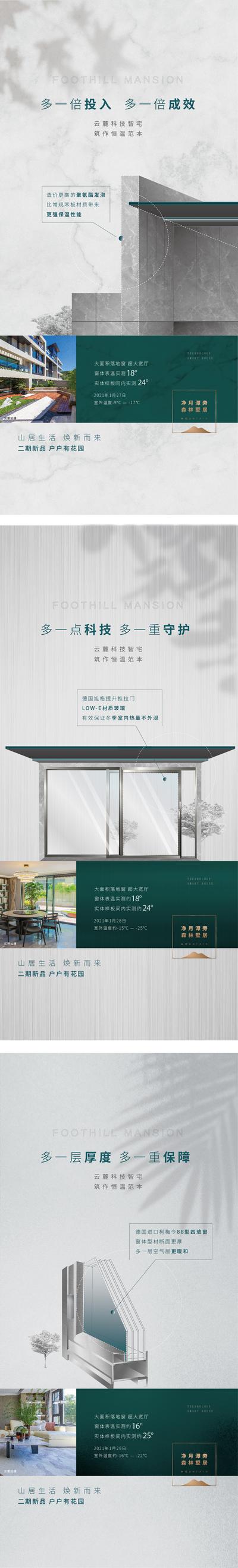 【南门网】海报 房地产 精工 价值点 工法 外墙 玻璃 外立面