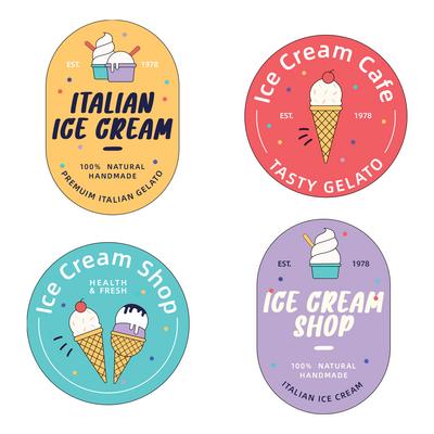 南门网 贴纸 icon 图标 夏日 冰淇淋 冰 简约