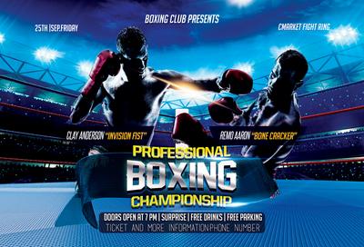 南门网 海报 比赛 对决 PK 拳击 欧美 炫酷