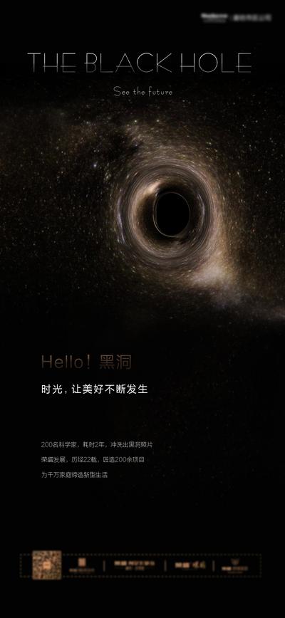 【南门网】海报 房地产 热点 黑洞 星空 科学 未来 探索