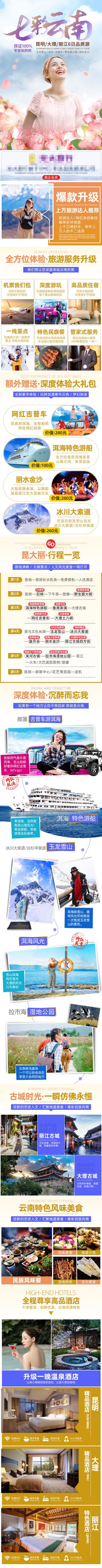 南门网 广告 海报 电商 云南 长图 旅游 详情页 