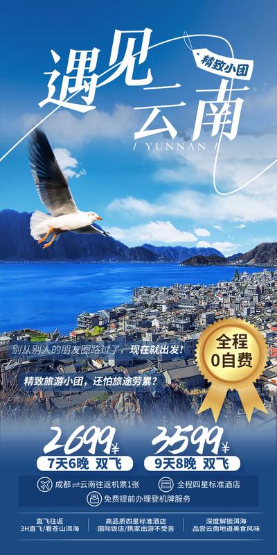 南门网 广告 海报 旅游 云南 跟团 活动 促销 游玩 自费