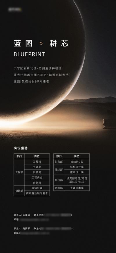 南门网 广告 海报 地产 招聘 星球 月球 太空