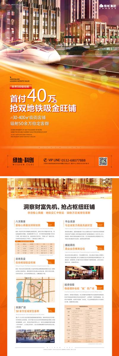南门网 广告 地产 商业 DM 宣传单 双地铁 商机 橙色