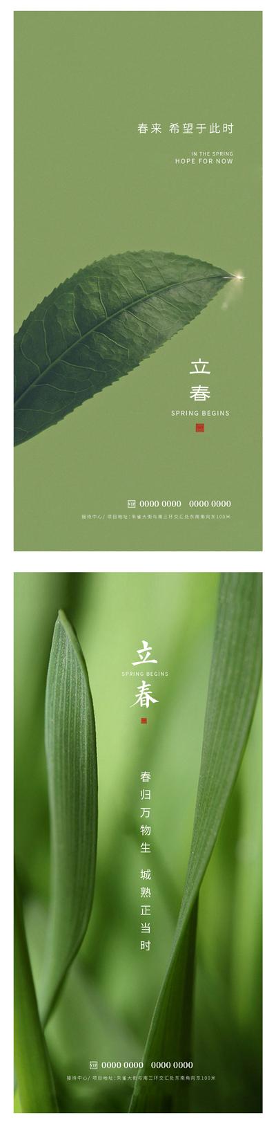 南门网 广告 节日 春天 立春 叶子 绿叶 嫩绿