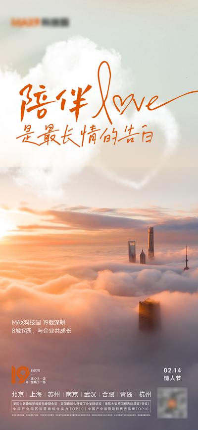 南门网 广告 海报 地产 情人节 520 七夕 城市
