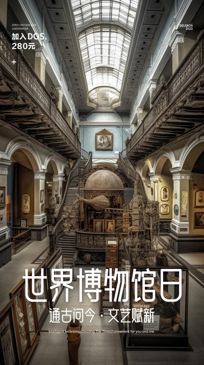 南门网 广告 海报 古董 博物馆 世界博物馆日 图书馆