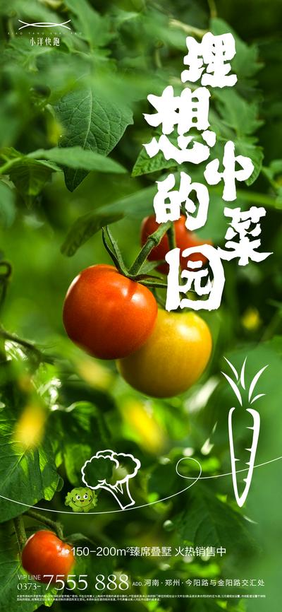 南门网 广告 海报 采摘 菜园 蔬菜 自然 绿色 西红柿