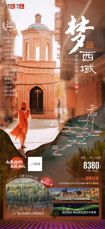 南门网 广告 海报 旅游 西域 旅行 新疆 西藏 独库 公路