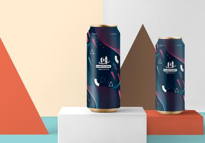 南门网 饮料 碳酸 包装 易拉罐 展示 样机 logo 气泡水