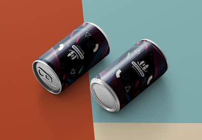 南门网 拉环 咖啡 包装 易拉罐 展示 样机 logo