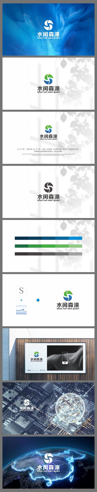 南门网 广告 海报 标志 VI 科技 视觉系统 LOGO 设计 提案 品牌 绿色 环保 能源
