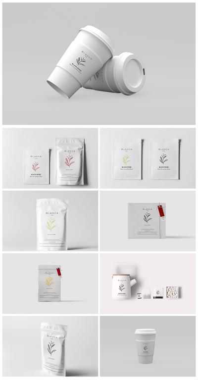 【南门网】广告 海报 美食 咖啡 包装盒 礼盒 餐饮 贴图 效果图 样机 茶叶