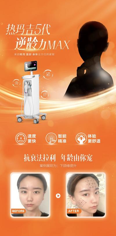 南门网 广告 海报 医美 仪器 设备 热玛吉 人物 案例 品质