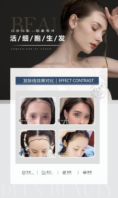 南门网 广告 海报 医美 植发 效果 对比 仪器 美容