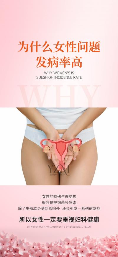 南门网 广告 海报 系列 私密 科普 保养 私护 女性 抗衰 性感 需求 高级感 简约 清新 年龄 粉嫩 妇科